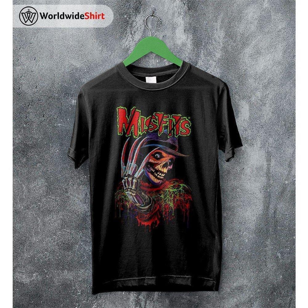 Misfits 90S Tour Classic Rock Punk Band Music Graphic Fan Art T-Shirt